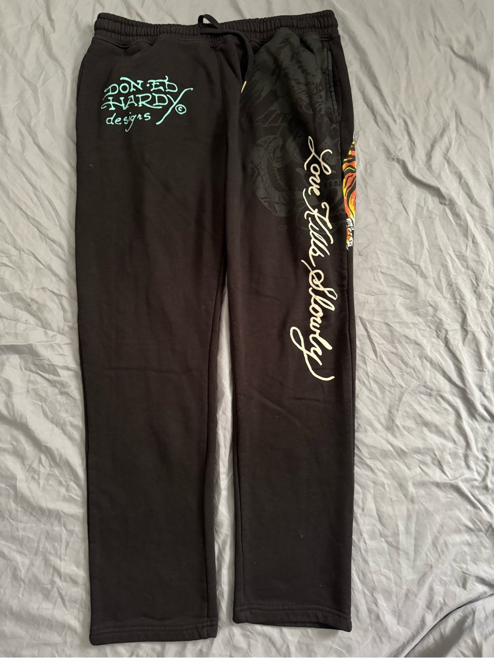 Ed Hardy y2k Tiger Sweatpants